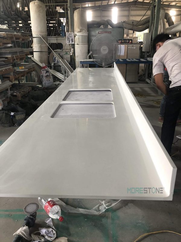 Sử dụng đá nhân tạo solid surface HIMACS chống thấm hoàn toàn